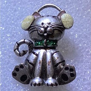 Winter Cat Pin Brooch